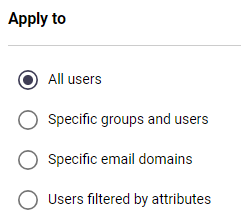 Signature 365 default rule configuration applying a generic signature to all users